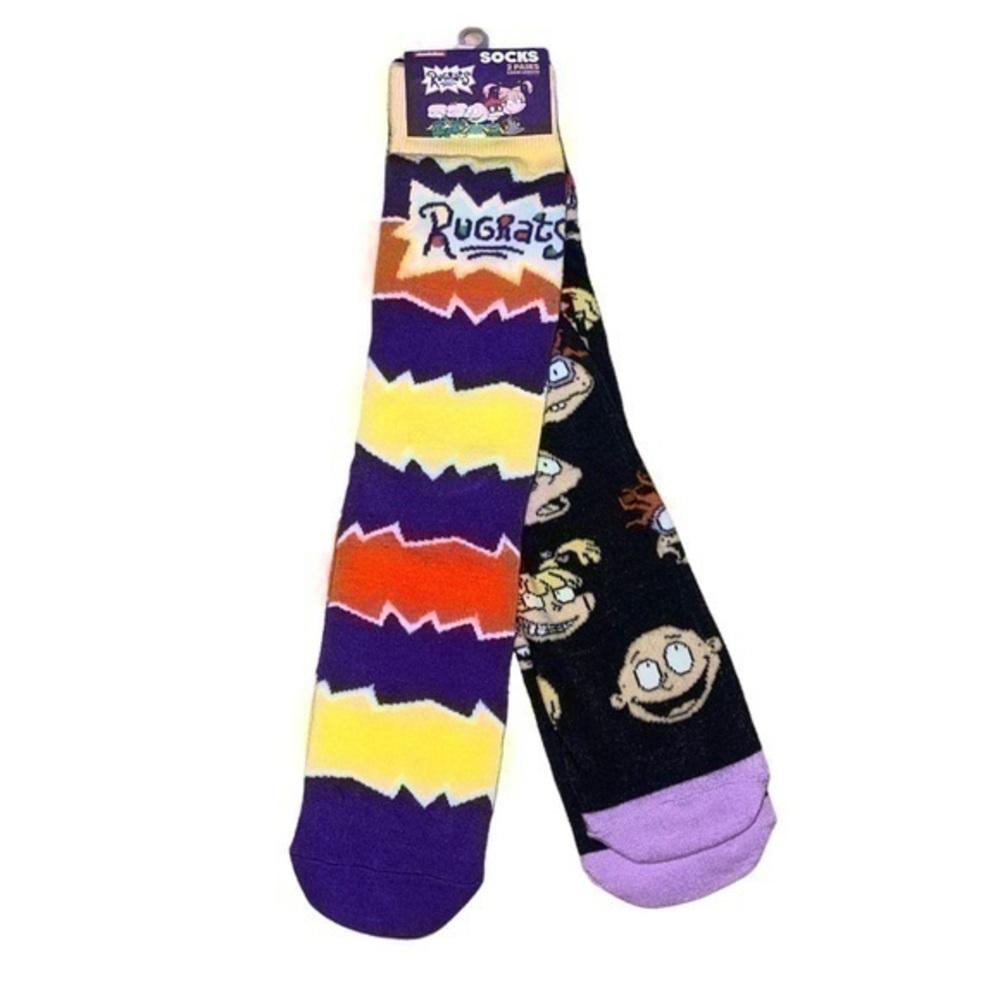 Nickelodeon Rugrats Themed Socks - 2 Pairs